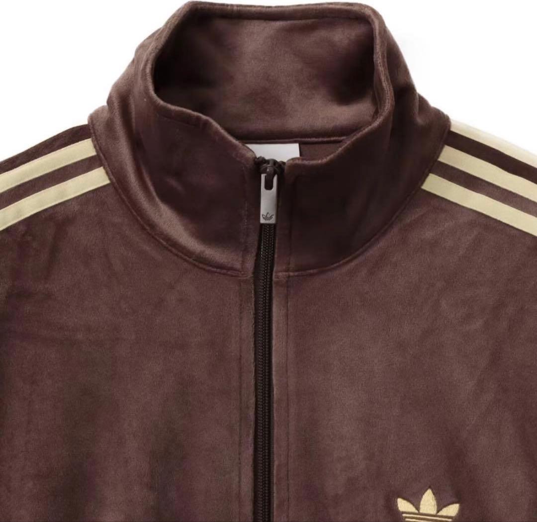 ジャケット・アウター adidas originals VELOUR FIREBIRD BROWN S