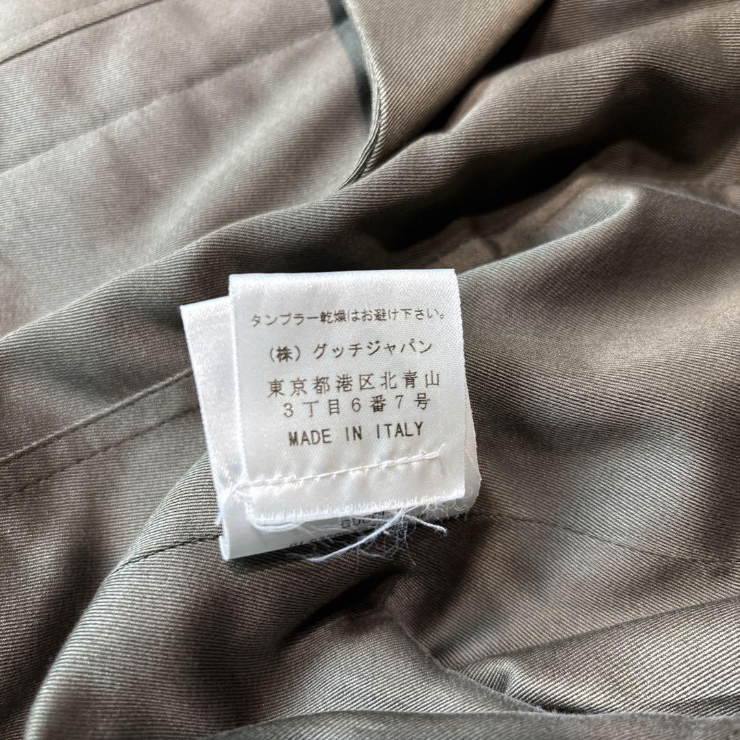 GUCCI サファリジャケット　テーラード　美品　gg柄　シルエット◎ スーツ
