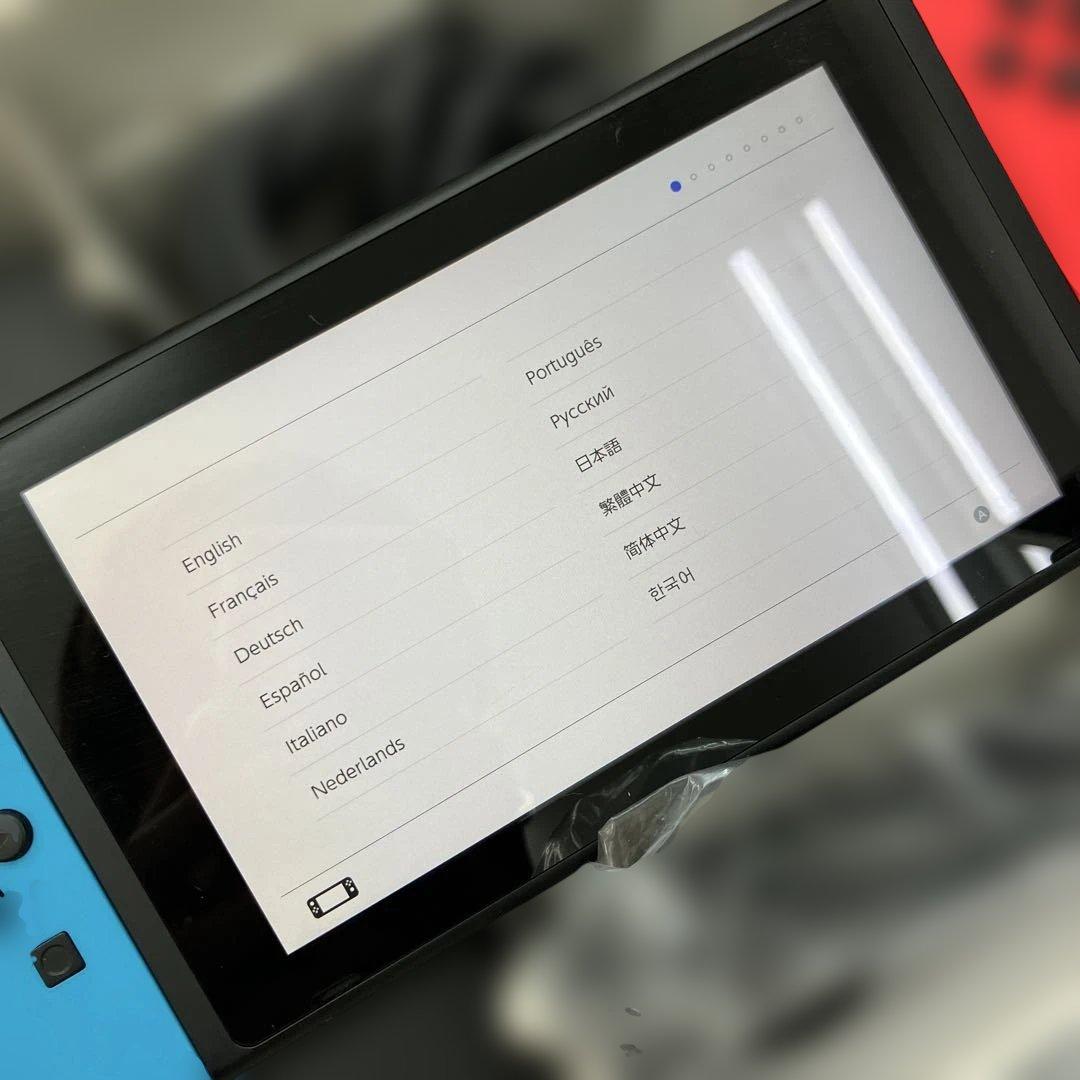 完動品‼️ニンテンドースイッチ本体 Joy-Con Switch ネオン