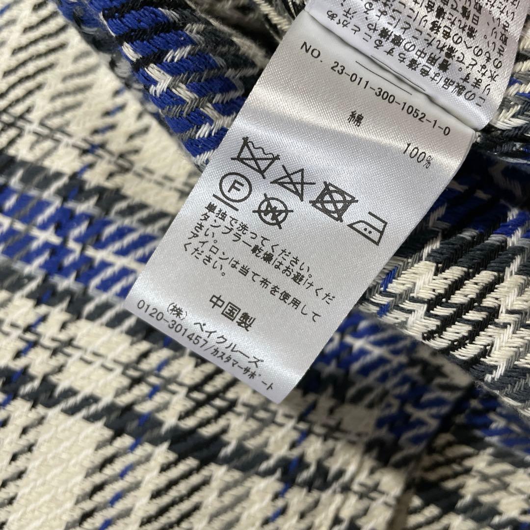 美品　エディフィス　DEVEAUX バスケットチェック　トラッカージャケット