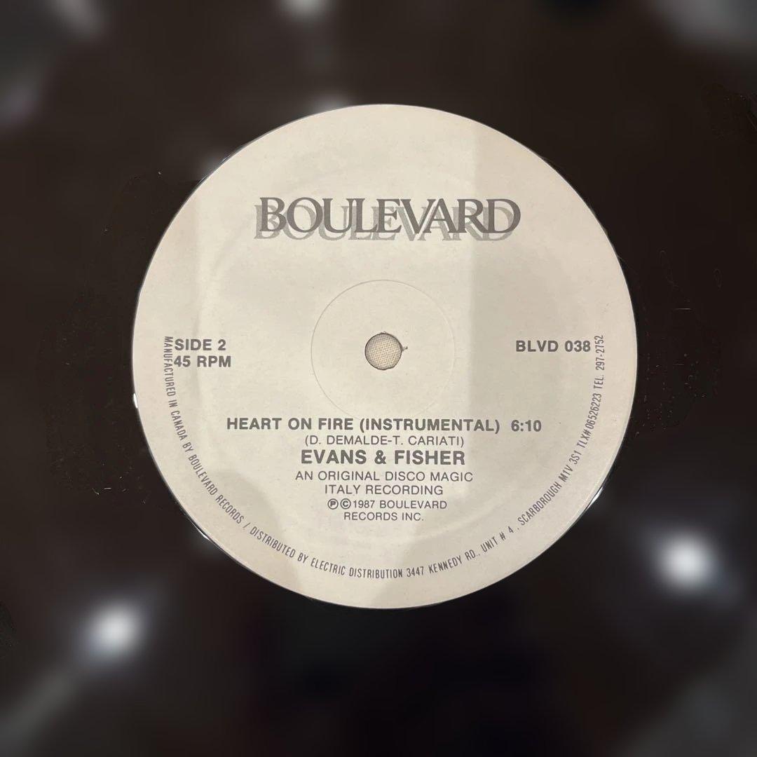 洋楽 EVANS & FISHER YOU SET MY HEART ON FIRE