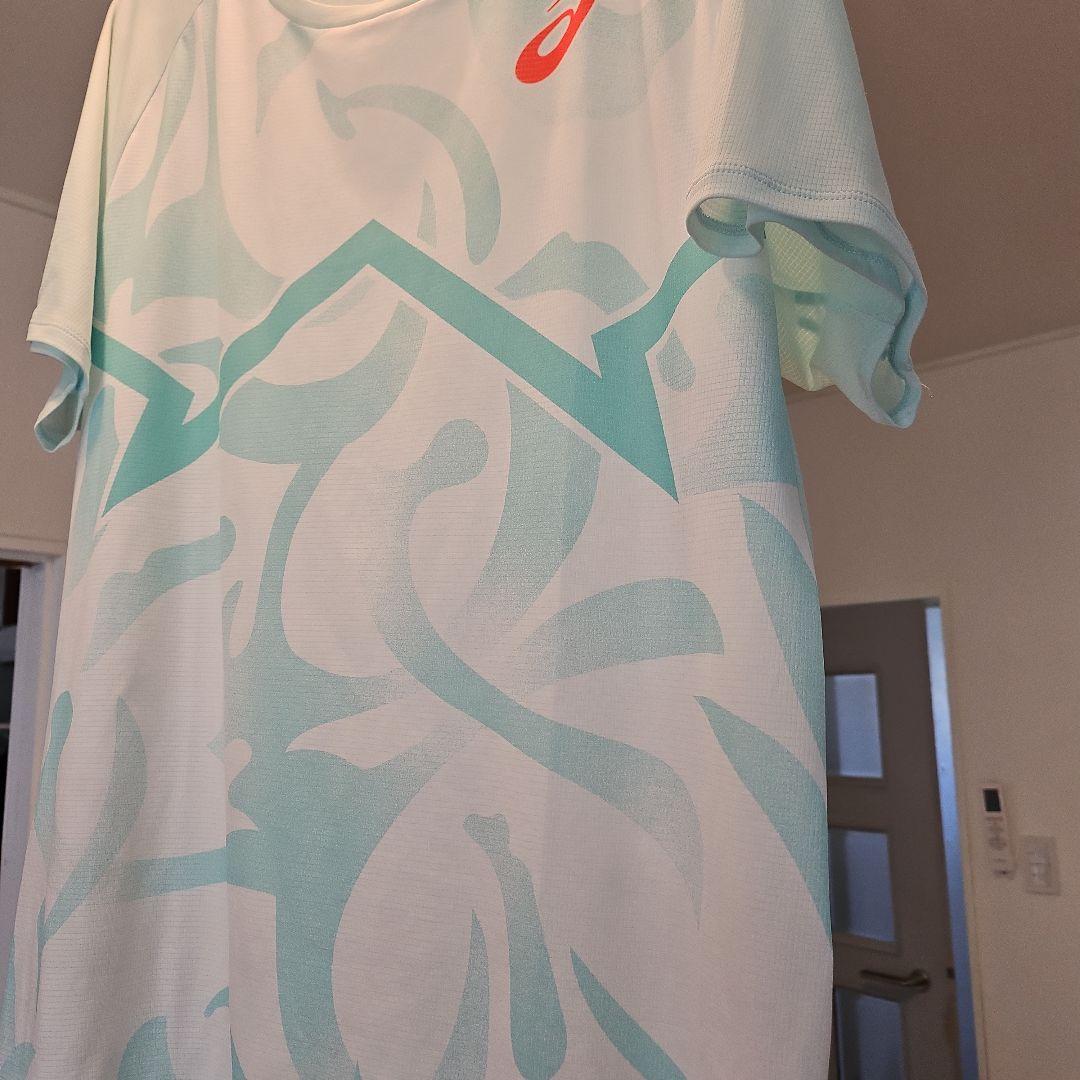(とっしぃ君)ASICS ランニングウェア tシャツ Lサイズ