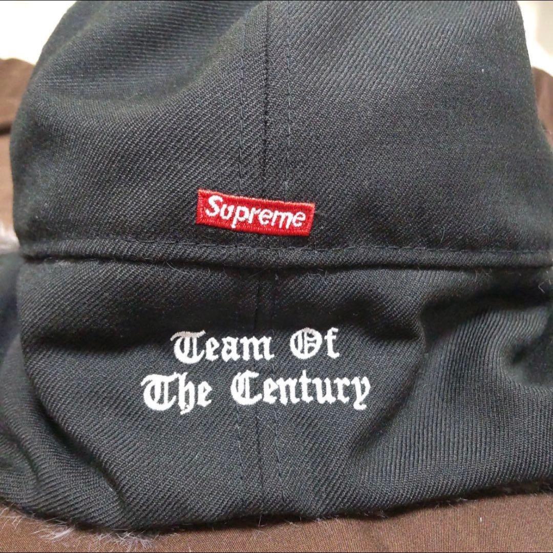 帽子 Supreme Earflap New Era \"Black\" BOXLOGO