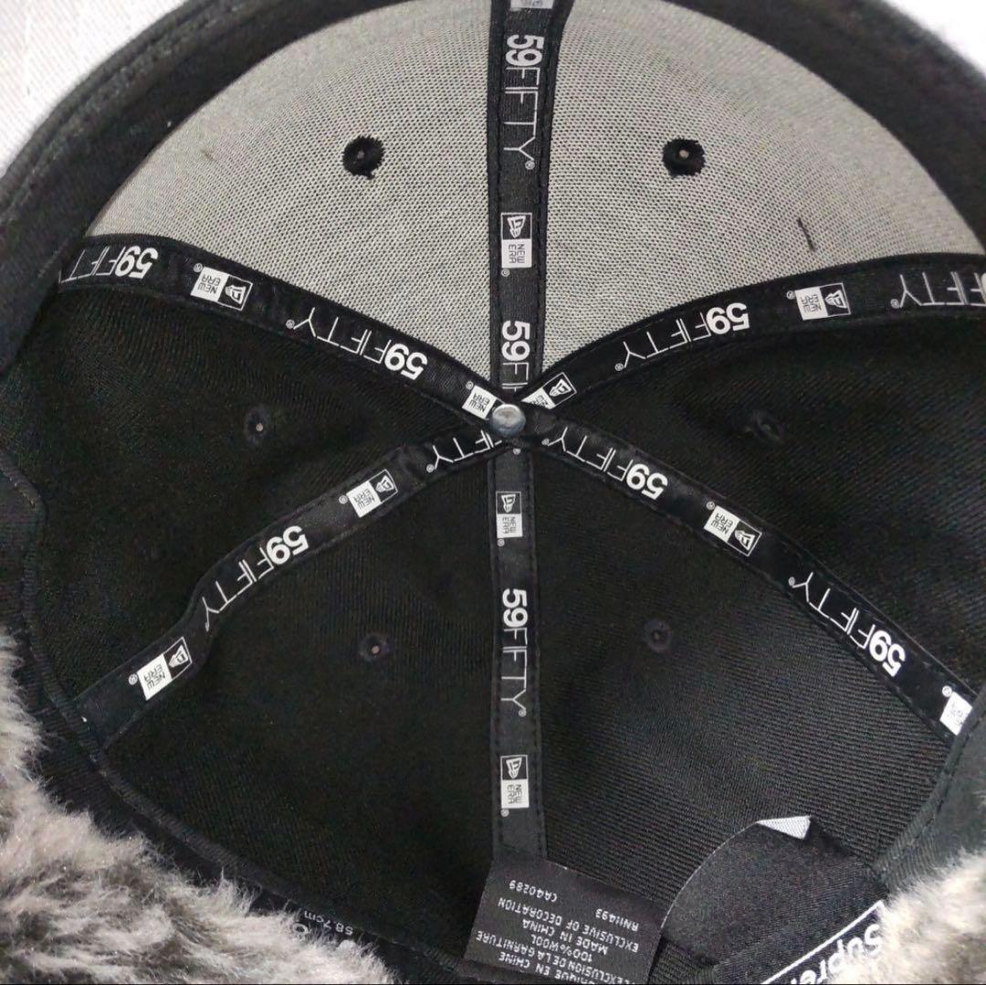 帽子 Supreme Earflap New Era \"Black\" BOXLOGO