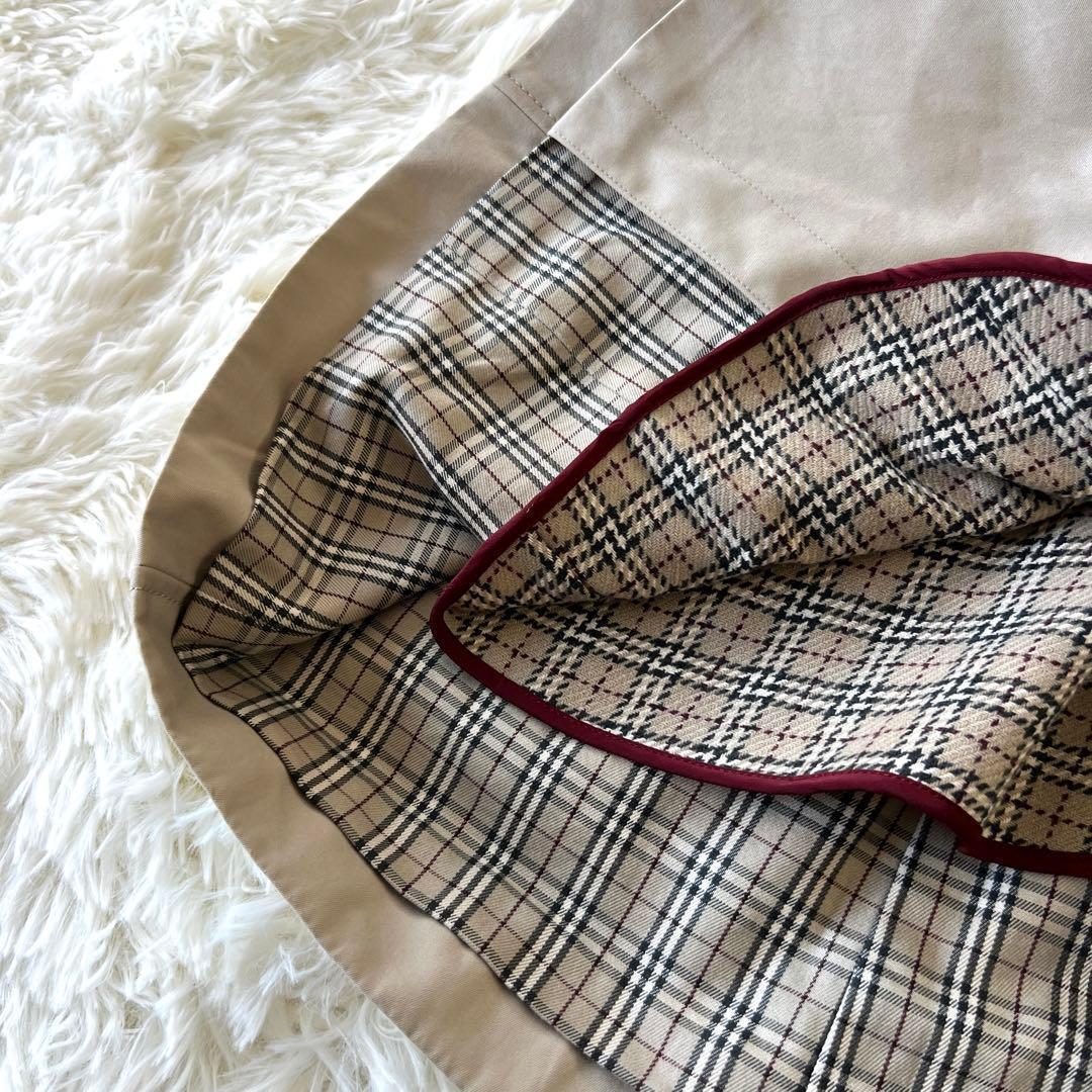極美品✨バーバリーブルーレーベル　トレンチコート　ライナー　ベージュ 38 M