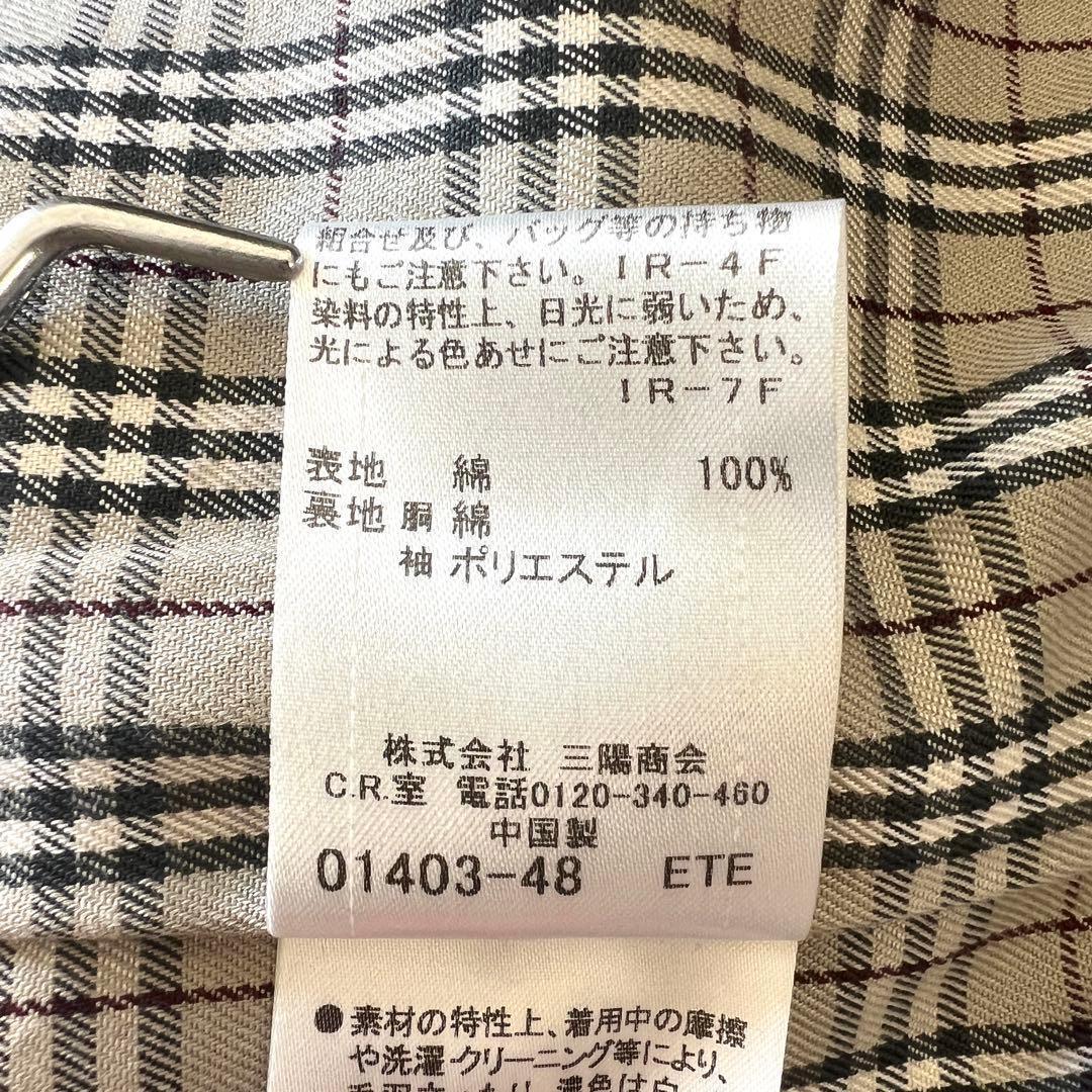 極美品✨バーバリーブルーレーベル　トレンチコート　ライナー　ベージュ 38 M