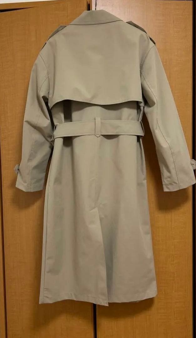 【新品未使用】2026SS ZARA 撥水加工ベルト付きトレンチコート　xs