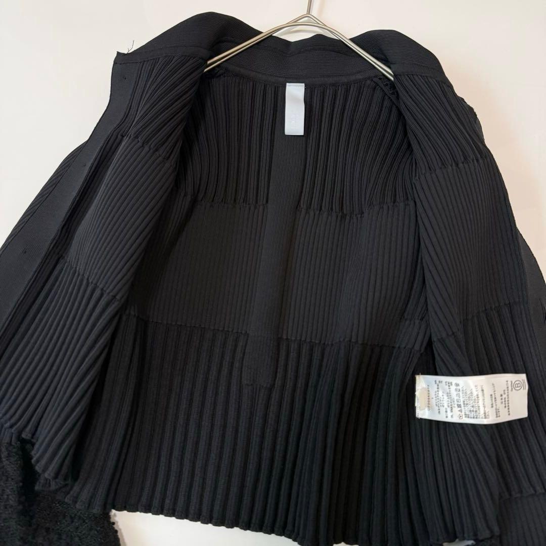 CFCL FLUTED ORNAMENT CROPPED SHIRTカーディガン