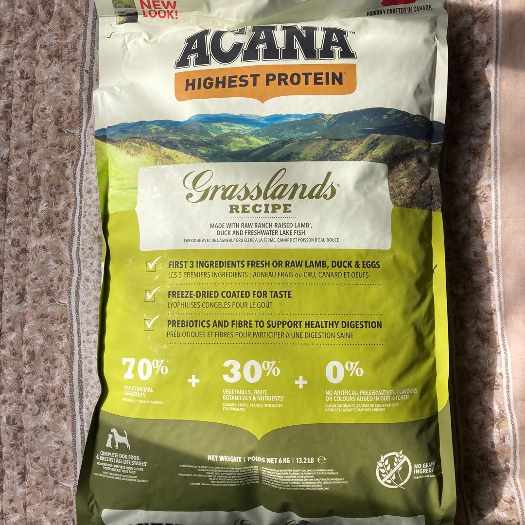 ACANA ドッグフード グラスランドド ッグレシピ【国内正規品］6kg