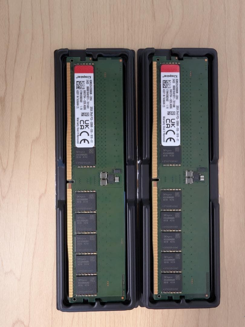 メモリー CEEKAY Kingston DDR5-5200 ECC UDIMM