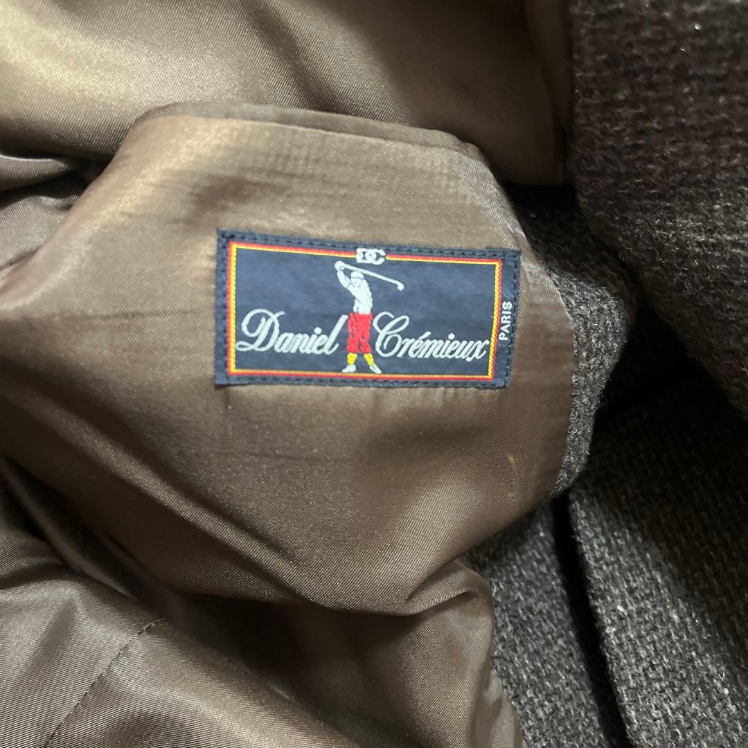 90s Daniel Cremieux × MOON 4Bツイード カーコート