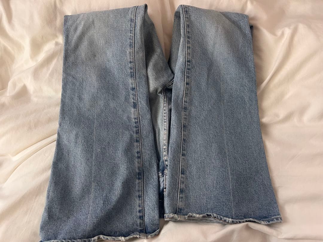 パンツ MOUSSY MVS FLARE color: BLU size: 24inch