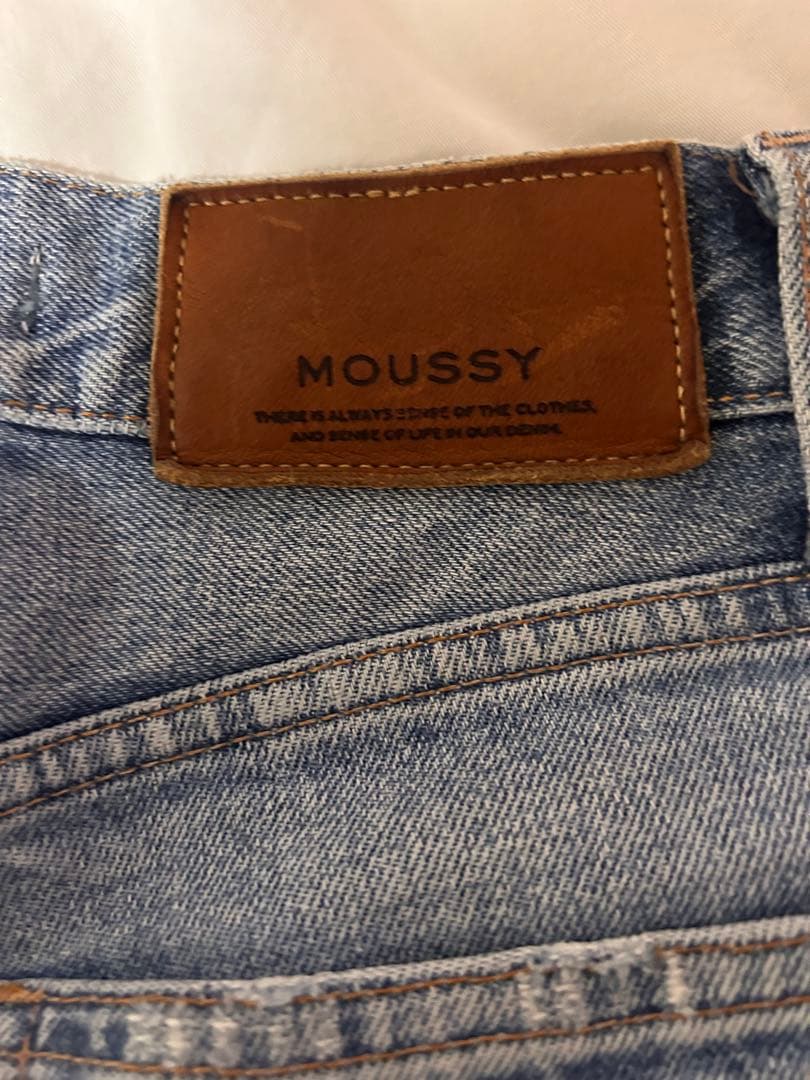 パンツ MOUSSY MVS FLARE color: BLU size: 24inch