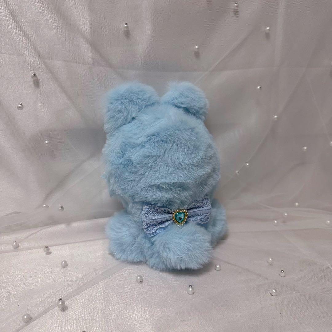 ぬい服 10~13cm おすわり うさぎ ブルー