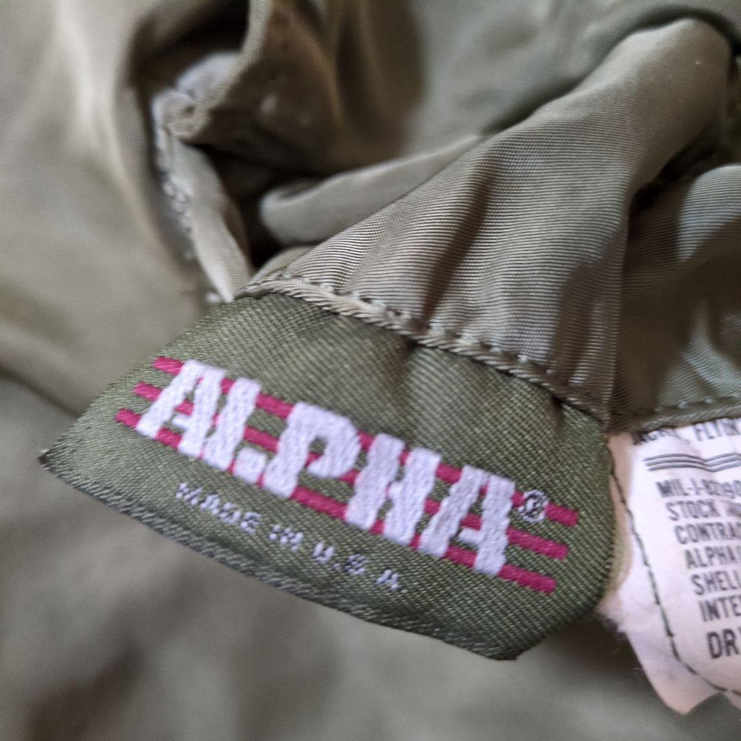 90sUSA製ALPHAアルファMA-1 フライトジャケット Mサイズ