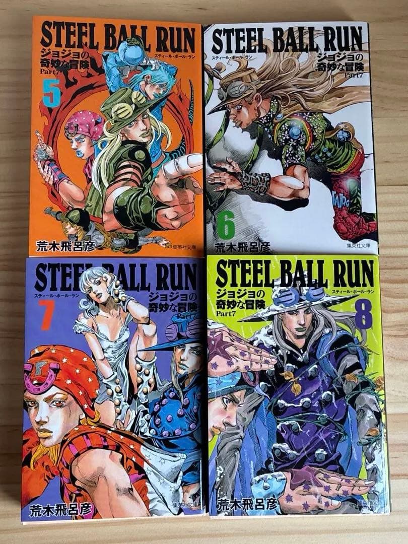 【外箱付き】STEEL BALL RUN ジョジョ 7部 全巻セット + おまけ
