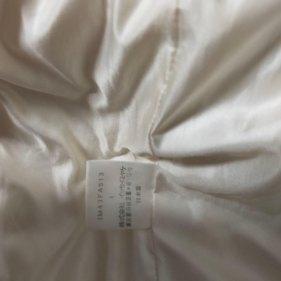 イッセイミヤケ　ISSEY MIYAKE　ロングコート　フード付き