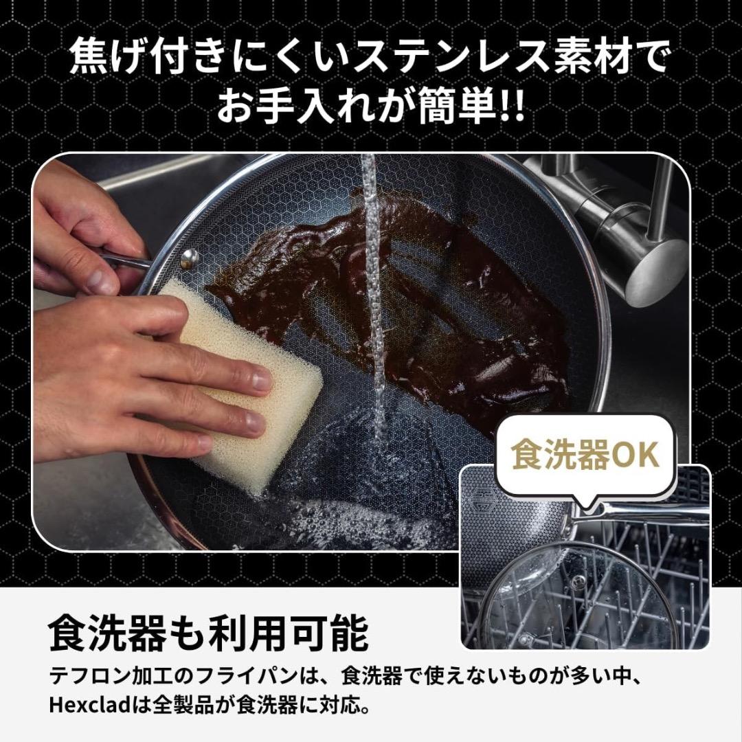 HexClad ハイブリッド ノンスティック フライパン 【20cm】