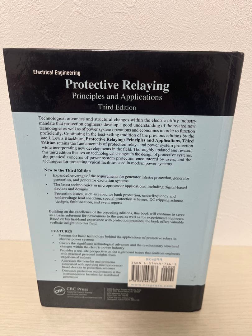 洋書 Protective Relaying: Principles and