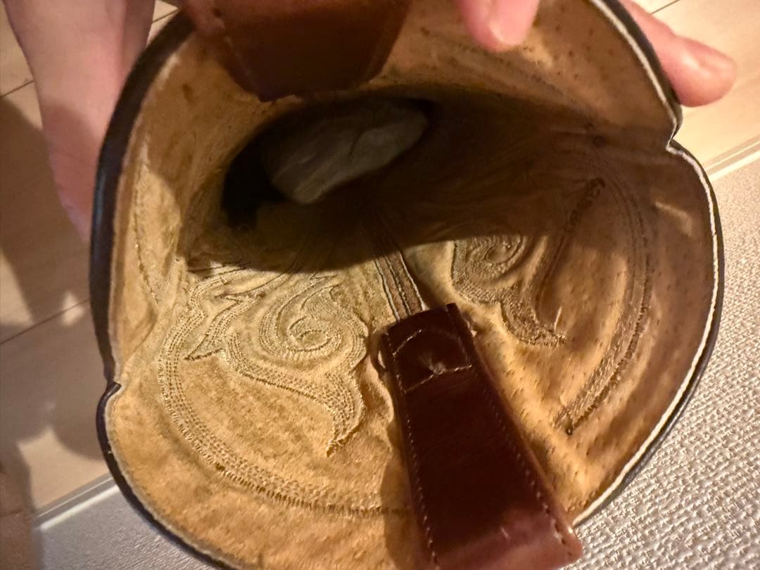 ウエスタンブーツ　本革　24.5