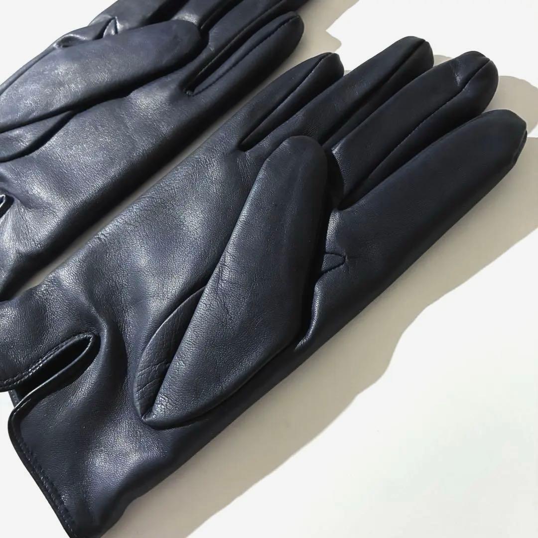 DENTS デンツ　レザーグローブ　007 Bisley 本革　ネイビー　新品