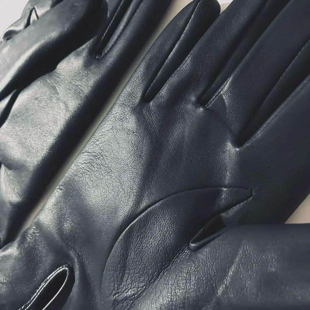DENTS デンツ　レザーグローブ　007 Bisley 本革　ネイビー　新品