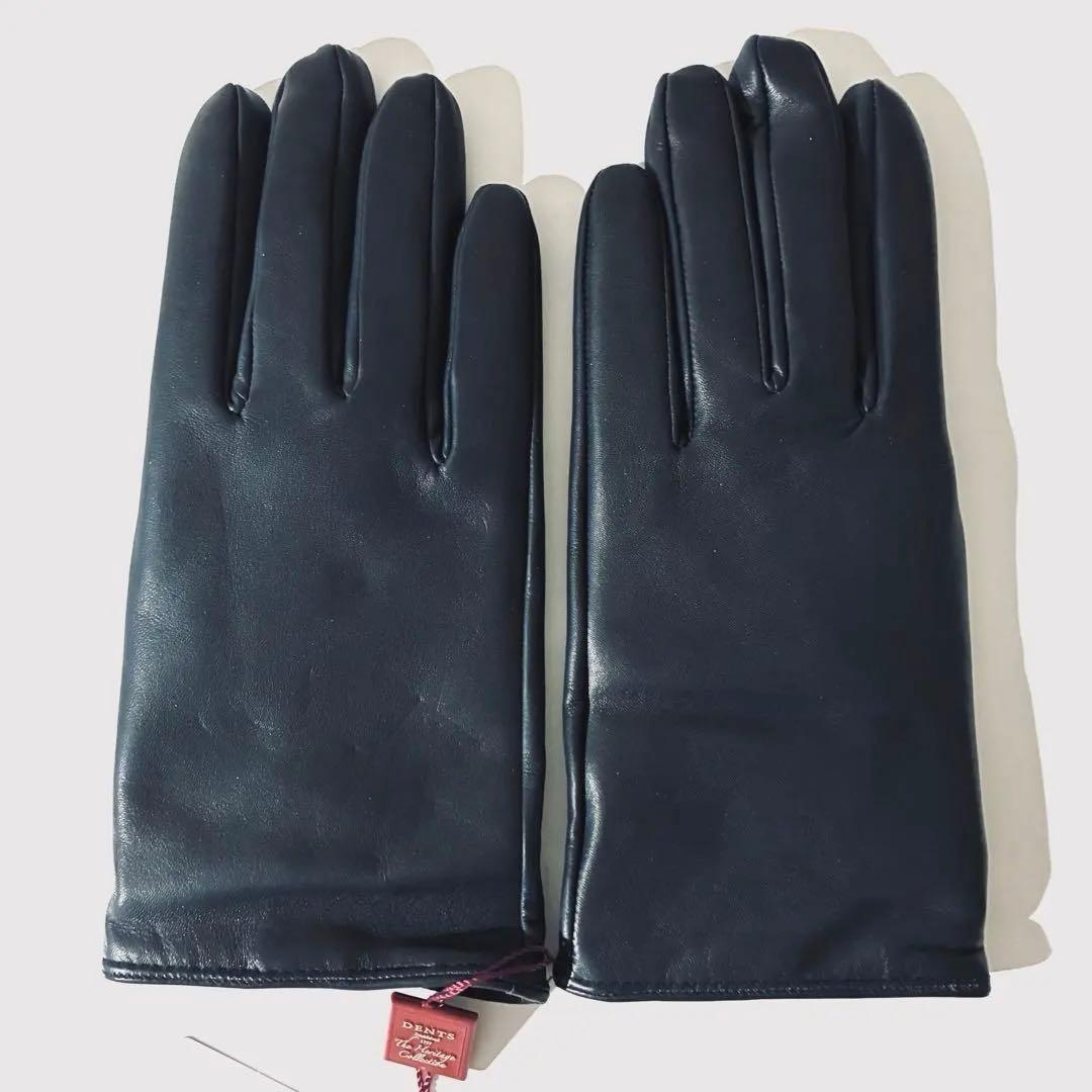 DENTS デンツ　レザーグローブ　007 Bisley 本革　ネイビー　新品