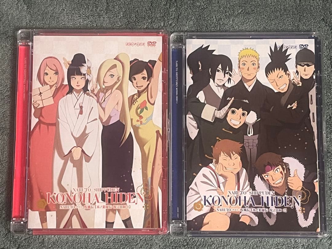 DVD 初回盤 NARUTO ナルト 疾風伝 木ノ葉秘伝 祝言日和1 2 セット