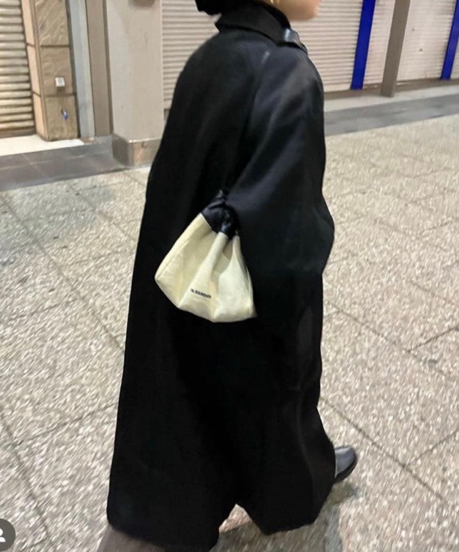 専用　ENOF コート　twill long coat M ブラック
