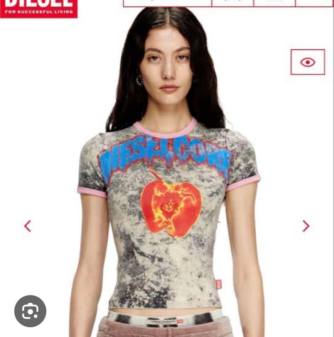 DIESEL グラフィックプリント Tシャツ