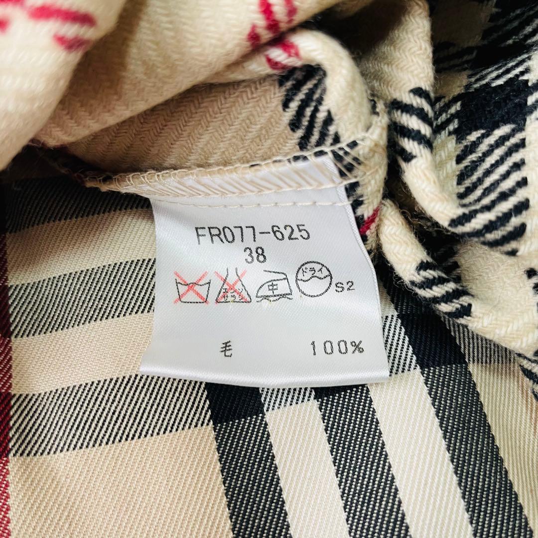 極美品　BURBERRY LONDON トレンチコート 赤 ノバチェック 38