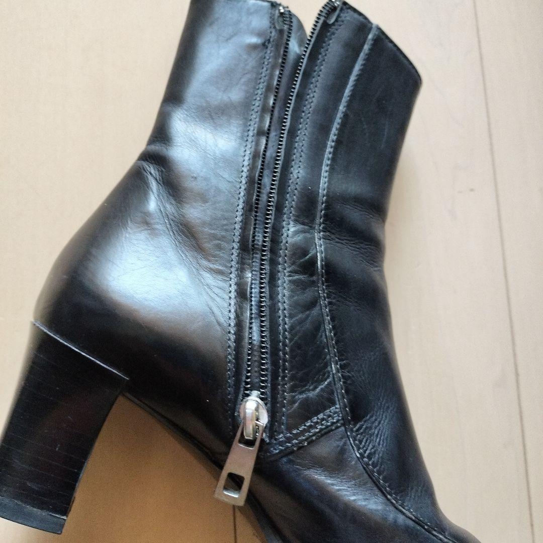 美品　BALLY 　バリー　本革　ショートブーツ　イタリア製　ブラック　36