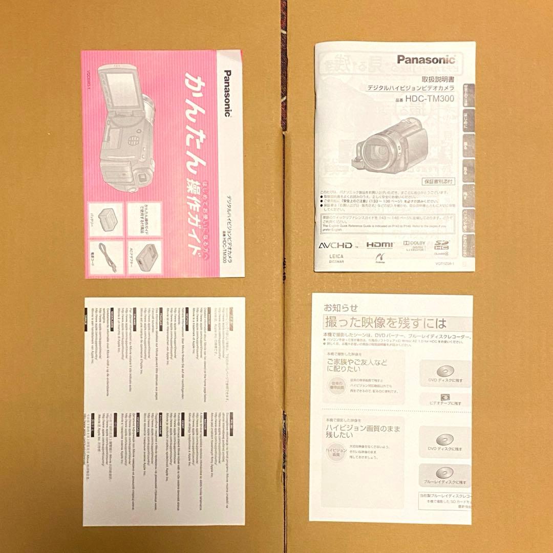 【動作確認済】Panasonic パナソニック HDC-TM300 ビデオカメラ