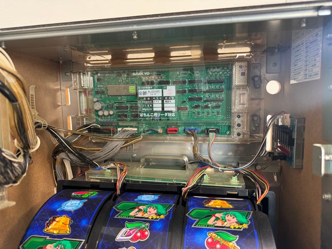 送料込み パチスロ 実機 マクロスフロンティア 不要機 ドアキー