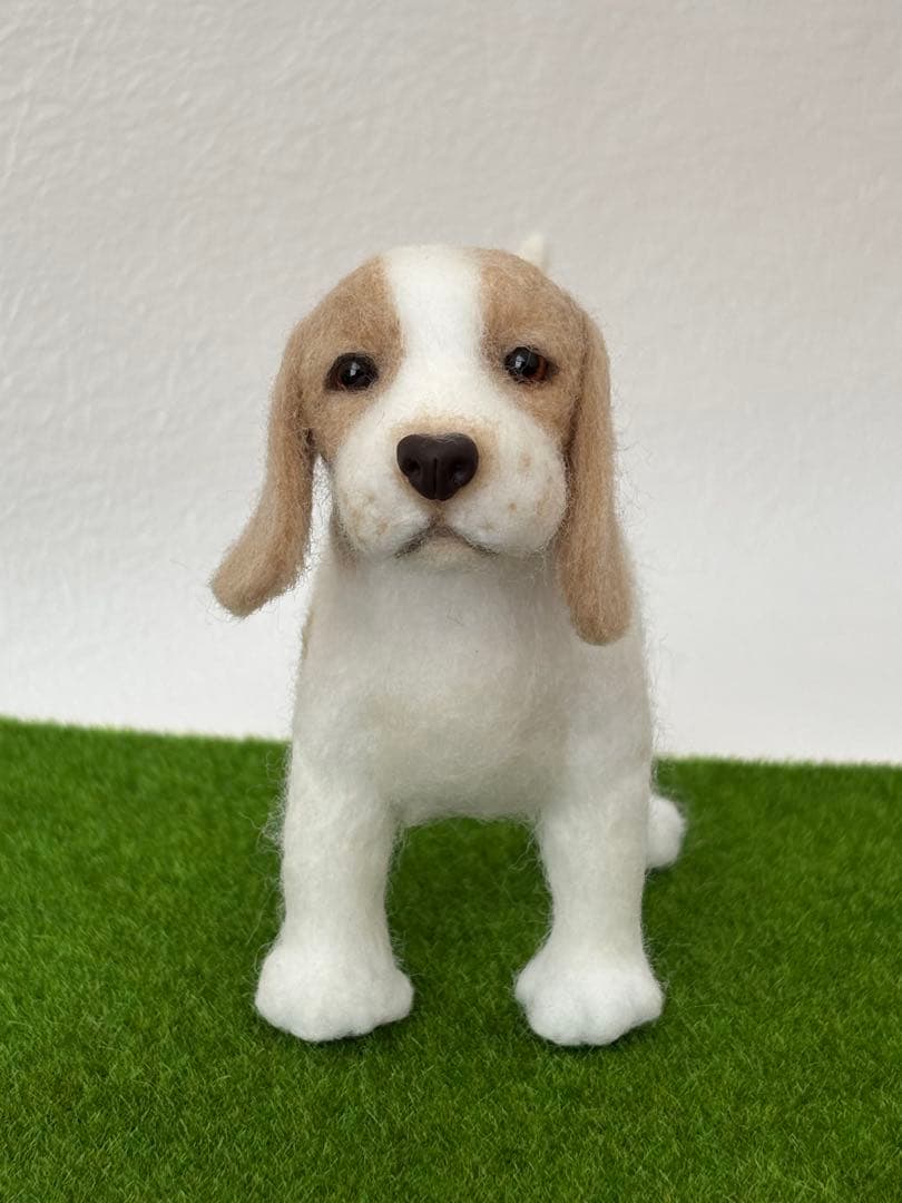 ビーグル犬 羊毛フェルト　ハンドメイド