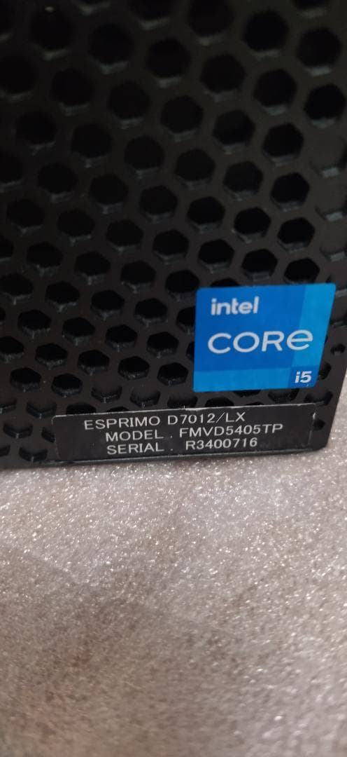 ESPRIMO D7012/LX 　Core i5 12500 メモリ32G