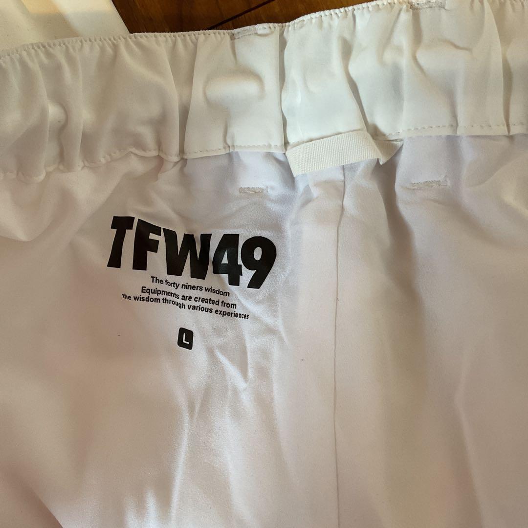 た*)様 TFW49 SHIELD WARMER PANTS サイズL 白　サン