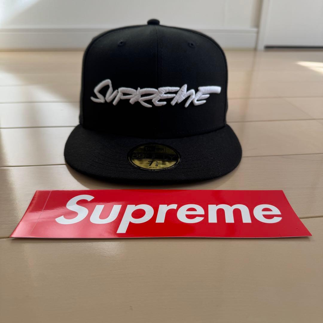 美品 Supreme ニューエラ キャップ ブラック フューチュラ シュプリーム