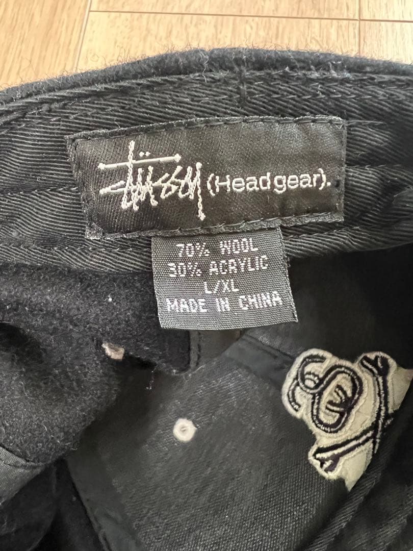 old stussy ベースボールキャップ 00s