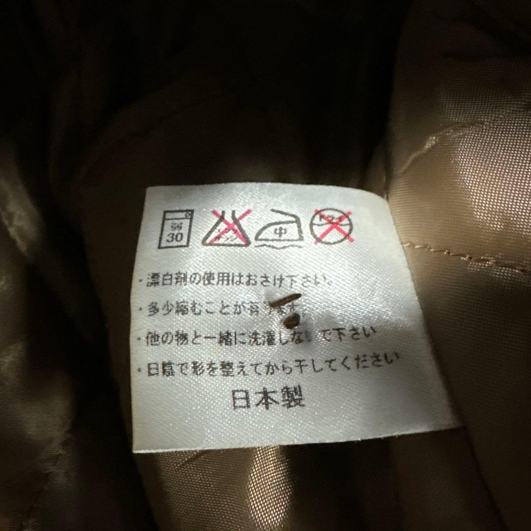 今尾知子創作服☆一点物☆柿渋染め☆中綿キルティングコート