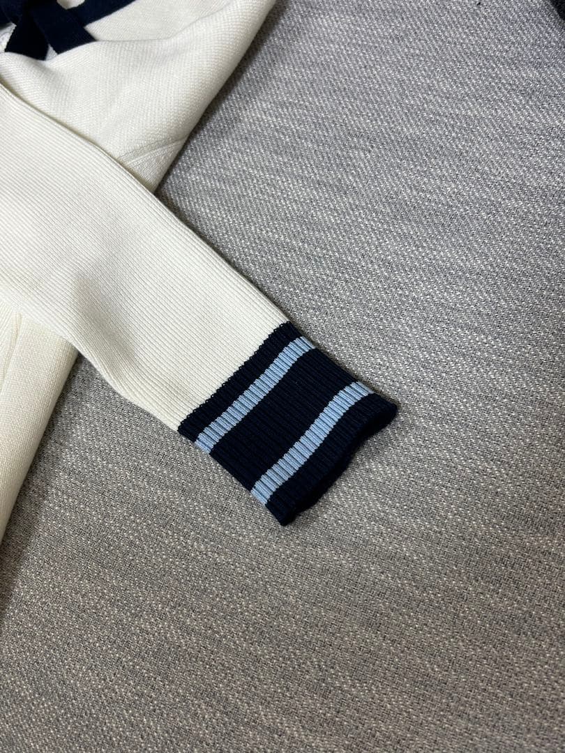 【新品タグ付き】bibiy. B. CLUB TIE CARDIGAN ホワイト