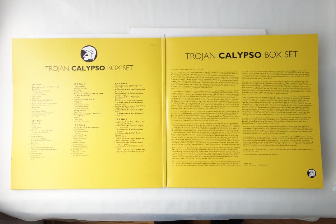 Trojan Calypso box set　3枚組レコード