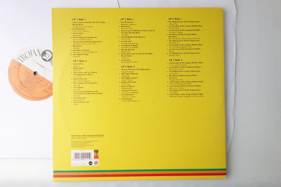 Trojan Calypso box set　3枚組レコード