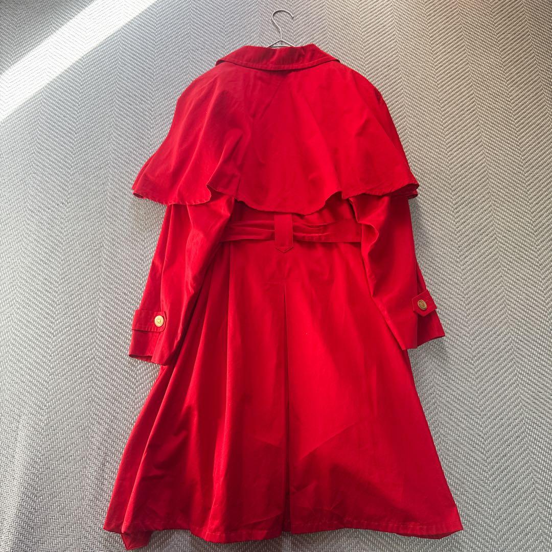 美品 SANYO COAT ライナー ケープ 金ボタン ダブルトレンチコート