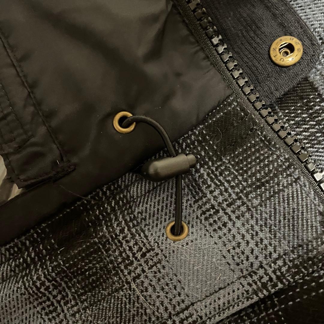 Burtonバートンスキーウェアスノーボードジャケットパーカーフード黒ブラック紺