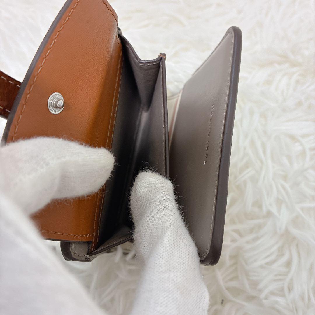 Tory Burch トリーバーチ ロビンソン 二つ折り財布 グレージュ