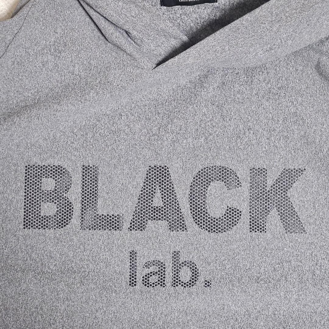 BLACKLABEL CRESTBRIDGEフード付きグレーTシャツ L