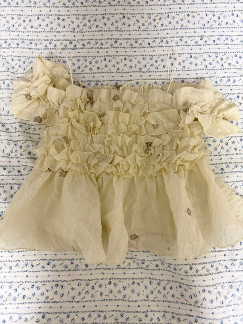 トップス Lil Ambition Flower Frill Bustier