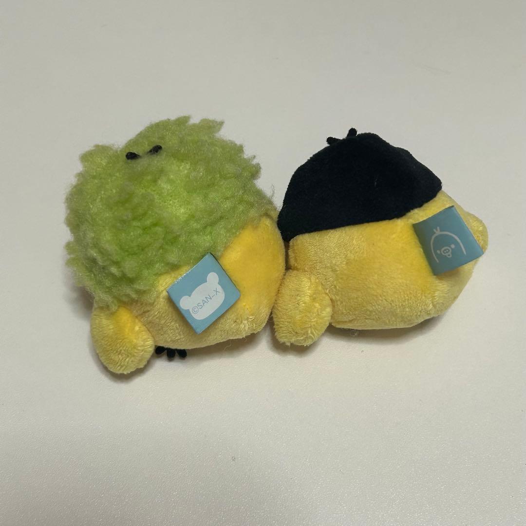 キイロイトリ　てのりぬいぐるみ　アフロ　おかっぱ