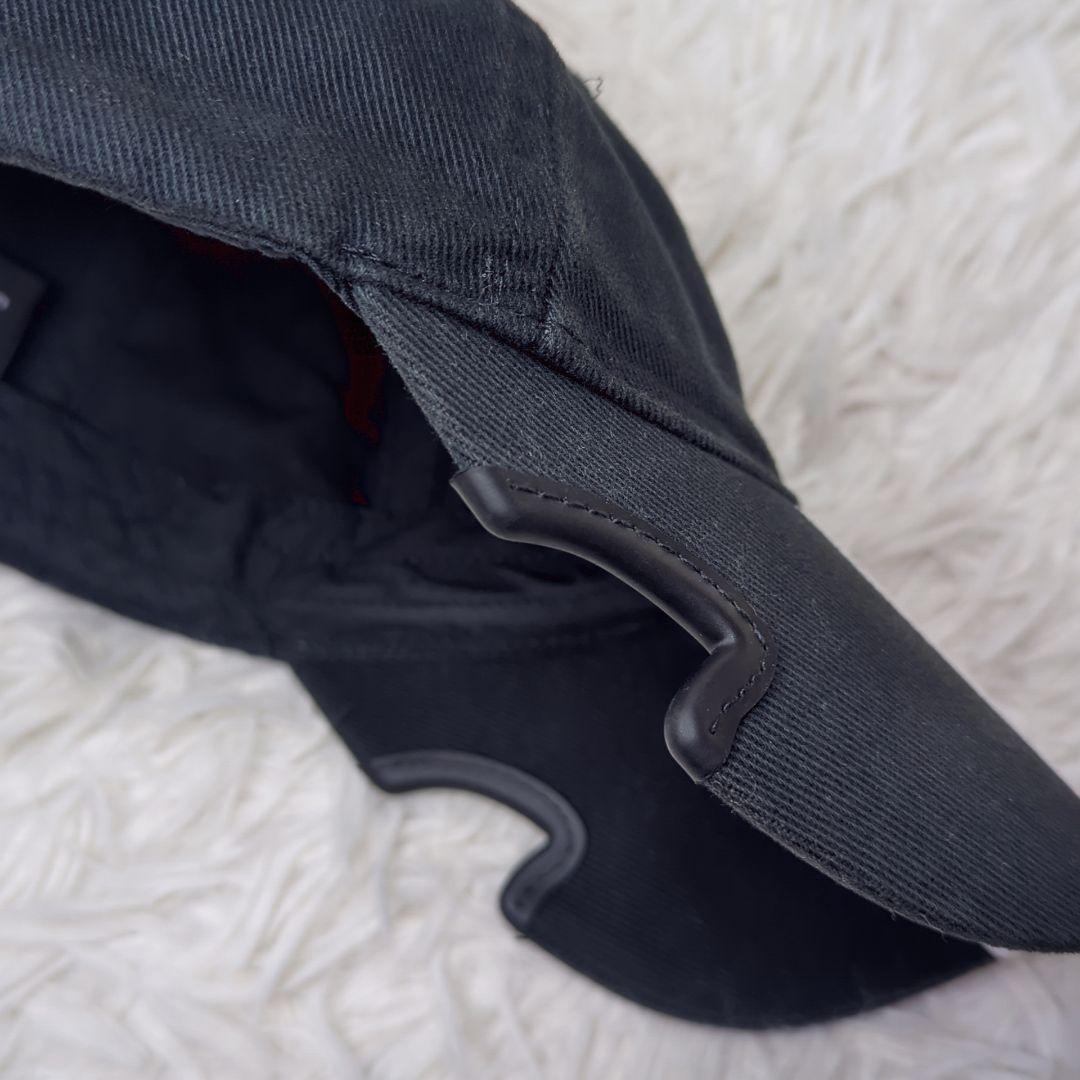美品✨バレンシアガ×アディダス ベースボールキャップ コットンドリル 黒 S
